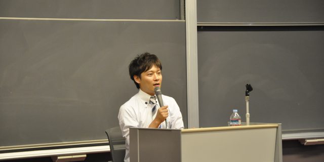 本学OB　毎日放送アナウンサー 大吉 洋平 様 にご講演いただきました。