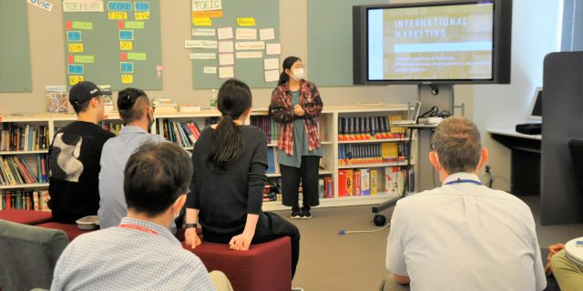 オンライン留学体験プレゼンテーションを行いました